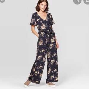 NWT Xhilaration Floral Jumpsuit